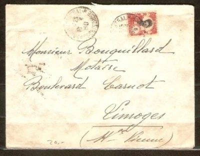 FRENCH INDOCHINA LOT Sc103 Cover to France ARR,STAMPED COVER and PC 10cts FVF - Image 1 of 2