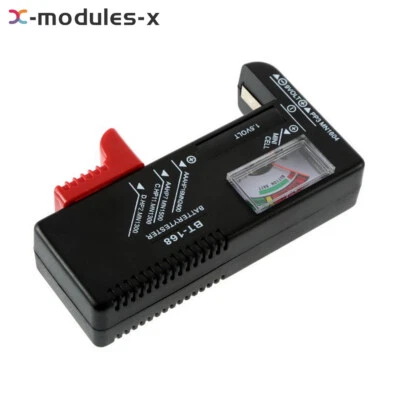 AA/AAA/C/D/9V/1.5V Universal Button Cell Battery Volt Tester Checker BT-168 New - Image 1 of 4