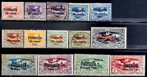 "Deutschland (Oberschlesien) 1921 gebraucht, unbenutzt, OG überdruckt ""Plebiszile 20. März 1921" - Bild 1 von 6
