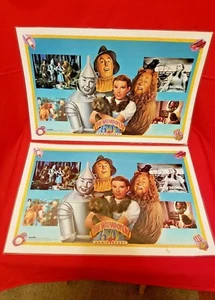 THE WIZARD OF OZ 50th ANNIVERSARY 1939-1989 DOW Laminated Placemat LOT OF 2 - Picture 1 of 6