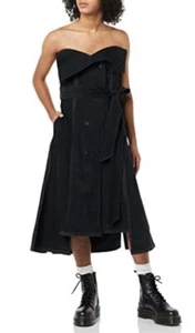 Making the Cut Season 3 Yannik's Deconstructed Trench Coat Dress 2XL NEW - Picture 1 of 8