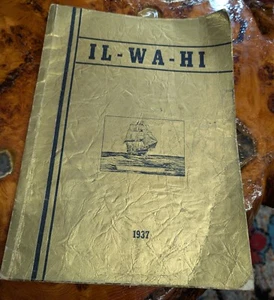 1937 ILWACO HIGH SCHOOL Yearbook ▪ Fishermen ▪ Washington - Picture 1 of 4