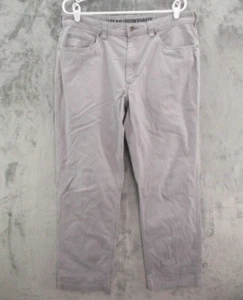 Duluth Trading Co Flex Ballroom Khakis Pants 36x32 Mens Gray Workwear (36x30.5) - Picture 1 of 17