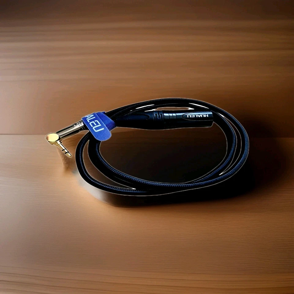 Hualeu  Cable. 3.5ft Right Angle 3.5mm to XLR Balanced Microphone Cable. New - Image 1 of 4