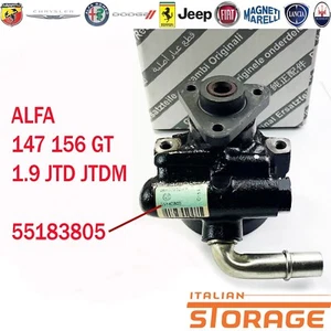 ALFA 147 156 GT 1.9 JTD JTDM POMPA IDROGUIDA STERZO NUOVA 55183805 - Imagen 1 de 1