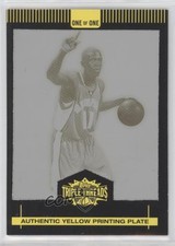2007-08 Topps Triple Threads Printing Plate Yellow 1/1 Mike Conley Rookie RC 7n6