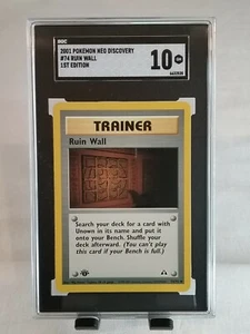 Juego Pokemon Neo Discovery 2001: 74/75 Ruin Wall 1ª edición, SGC 10, GAMA ALTA - Imagen 1 de 2