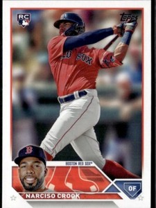 2023 TOPPS UPDATE (#US186) - NARCISO CROOK RC Boston, Red Sox