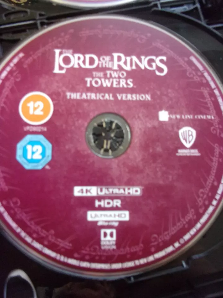 THE LORD OF THE RINGS - THE TWO TOWERS - THEATRICAL VERSION - 4K-ULTRAHD - NEW! - Image 1 of 3