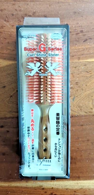 Y.S. Cepillo de peinado Park serie G Curl Shine YS-65G0 56 mm/65 mm 22 filas 13 líneas Foto 1 de 3
