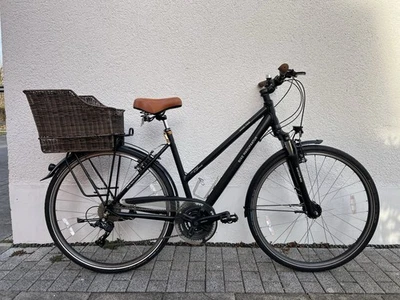 Damen City Bike Manufaktur Gr. M Schwarz Top Zustand - Bild 1 von 4