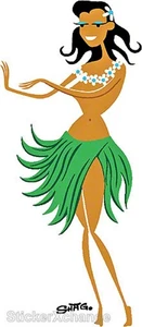 Wahine AUFKLEBER Aufkleber Künstler Shag Josh Agle Letzte paar! - Bild 1 von 1