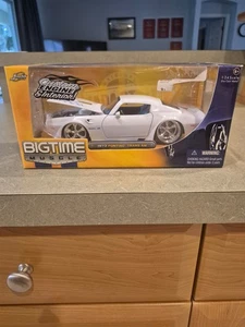 Pontiac 1972 Trans Am 1/24 Bigtime Muscle Diecast Car White Firebird - Imagen 1 de 6