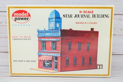 Model Power 1510, Star Journal Building, Structure Model Kit, N Scale - Image 1 of 4
