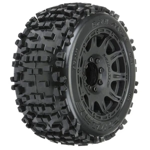 Pro-Line 1/8 Badlands F/R 3.8" MT Tires Mounted 17mm Black Raid (2) - PRO1178-10 - Picture 1 of 1