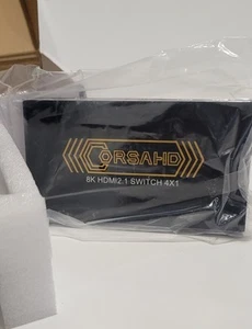 CorsaHD 8K HDMI 2.1 SWITCH 4X1 New - Picture 1 of 6