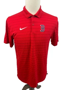 Nike Baseball MLB Boston Red Sox Dri-Fit rot bestickt Herren Poloshirt Small - Bild 1 von 5