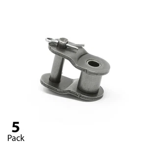 #420 Offset Half Link for Roller Chain Single Strand (Qty 5) - Picture 1 of 3