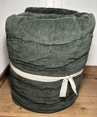 Edredón artesanal Pottery Barn acogedor nube ~ completo/reina ~ cazador Foto 1 de 4