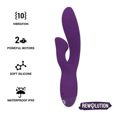 Rewolution Rewofun Flexible Vibrator With Rabbit - Bild 1 von 4