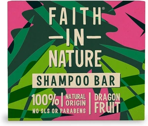 Faith in Nature Natural Dragon Fruit Shampoo Bar, 85 G Revitalising, Vegan and C - Picture 1 of 9
