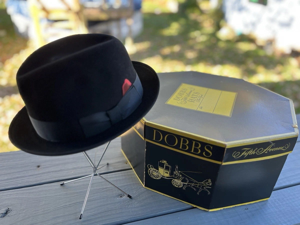 Dobbs Fedora 7 3/8 Size Hats for Men for sale | eBay Vintage dobbs