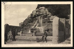 Ansichtskarte Osnabrück, Brunnen am Herrenteichswall 1913  - Picture 1 of 2
