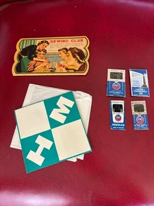 Vintage Sewing Club Nadelbuch Einfädler Boye Goldöhr Nadel Leuchtturm Lot Set - Bild 1 von 6