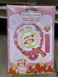 Strawberry Shortcake Vintage birthday customizable balloon - Bild 1 von 2
