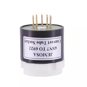 Convertidor de enchufe adaptador de tubo de vacío de baquelita 1 pieza 6SN7 A 6922 6SN7 A 6N2 - Imagen 1 de 4