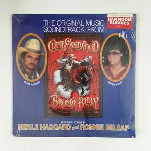 BRONCO BILLY Soundtrack HAGGARD /EASTWOOD 5E512 LP Vinyl SEALED Hype SmNotch1980 - Picture 1 of 2