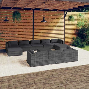 Tidyard 11 Piece Garden Set Garden Furniture Set Patio Backyard Terrace P0I5 - Picture 1 of 12