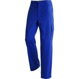Mens Royal Blue Work Trousers Flame Resistant Welding 46" 36" Leg Cargo Combat - Picture 1 of 9
