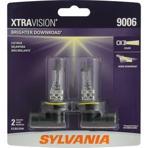 Sylvania Xtra Visión 9006 HB4 55W Dos Bombillas Faro Repuesto Orig. Hecho En USA - Imagen 1 de 12