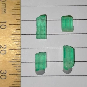Panjshir Esmeralda faceta piedras preciosas ásperas gemas naturales cristales de corte crudo 5,17 quilates - Imagen 1 de 7