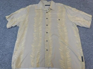 Natural Issue Mens Shirt Medium gray floral button down - Picture 1 of 11