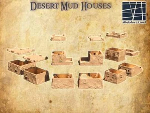 Desert Mud Houses | MiniatureLand - Picture 1 of 10