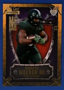 2022 Wild Card National VIP Football /3 Kenneth Walker III #WWN-18 SEAHAWKS - Picture 1 of 2