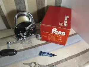 Vintage Penn 210 Level Wind Fishing Reel High Speed Ball Bearing USA ,Orig. Box - Picture 1 of 11