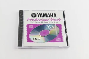 New Yamaha Professional Grade CD-R 650mb 74 Min High Speed CD Recordable Dise - Picture 1 of 3