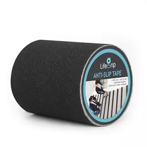 Safety Anti Slip Tape Rubberized 6" X 30" Roll Non Skid Boat Stairs Step Grip - Picture 1 of 7