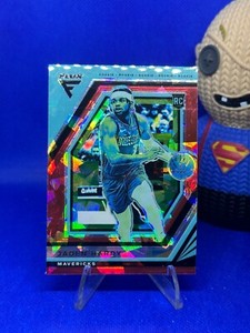 2022-23 Panini Flux RED CRACKED ICE PRIZM Jaden Hardy RC Dallas Mavericks #227