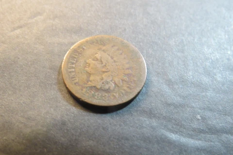 1883 INDIAN HEAD PENNY - Actual Coin Shown - Free Shipping - M2 Cover