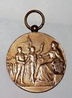 Ancien Medaille Bronze  Fédération Gymnastique Sportive 1912 Signée