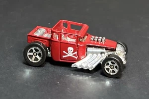 Hot Wheels Bone Shaker - Red - Skull - Picture 1 of 6