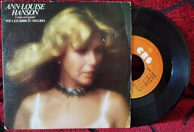 ANN-LOUISE HANSON *Voy A Escribir Tu Melodia (Canta En Español)* 7" SINGLE 1979 - Image 1 of 4