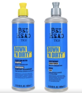 TIGI BedHead Down n Dirty Shampoo & Conditioner 20.29 oz Duo - Picture 1 of 4