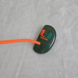 Thermo University of Miami Golf Mallet Putter Hurricanes Rare Vintage USA Made - Picture 1 of 8
