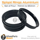 Spigot Rings (4) 74.1mm To 65.1mm For Vauxhall Astra (5 Stud) [h] 04-09