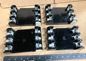 NEW Littlefuse LH60030-3C Fuse Block 600V 30A 3 Pole Class H Fuse - Lot of 4 - Picture 1 of 5